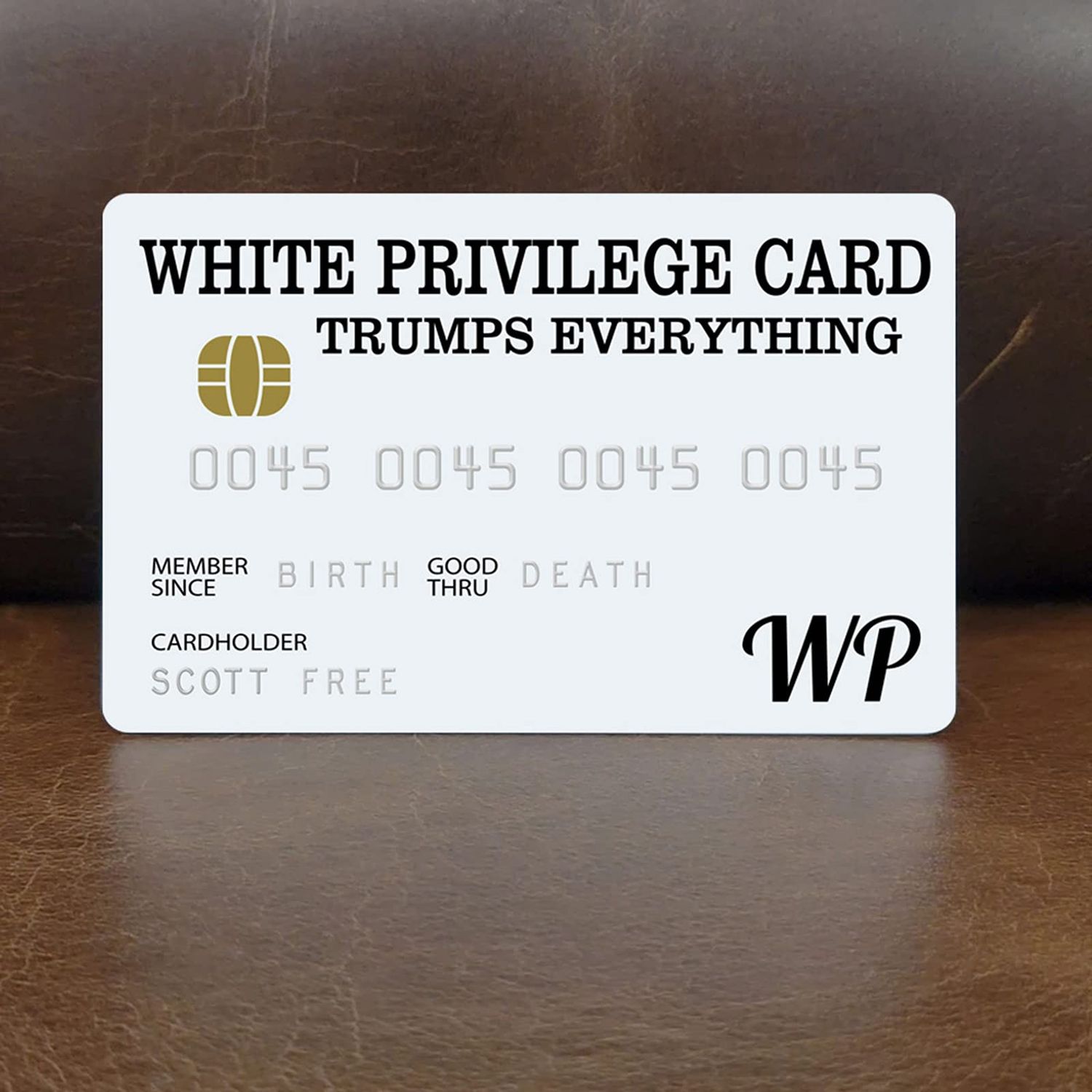White Privilege Card
