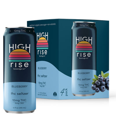 Delta 9 THC - Beverage - High Rise Blueberry 10mg