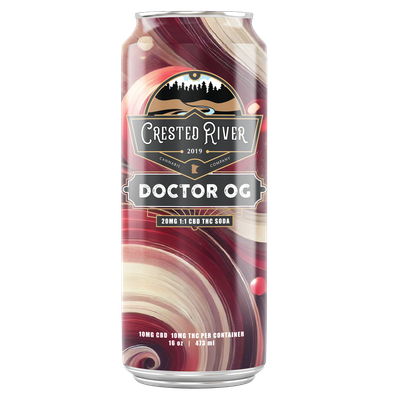 Delta 9 THC - Beverage - Crested River Doctor OG 10mg