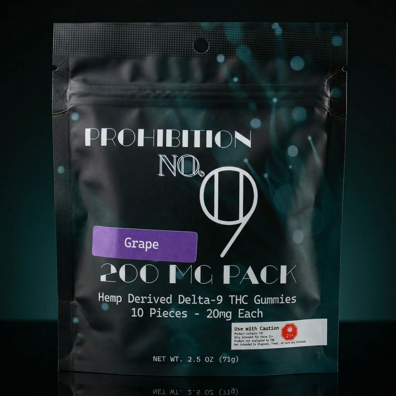 Delta 9 THC - Gummies - Grape 200mg