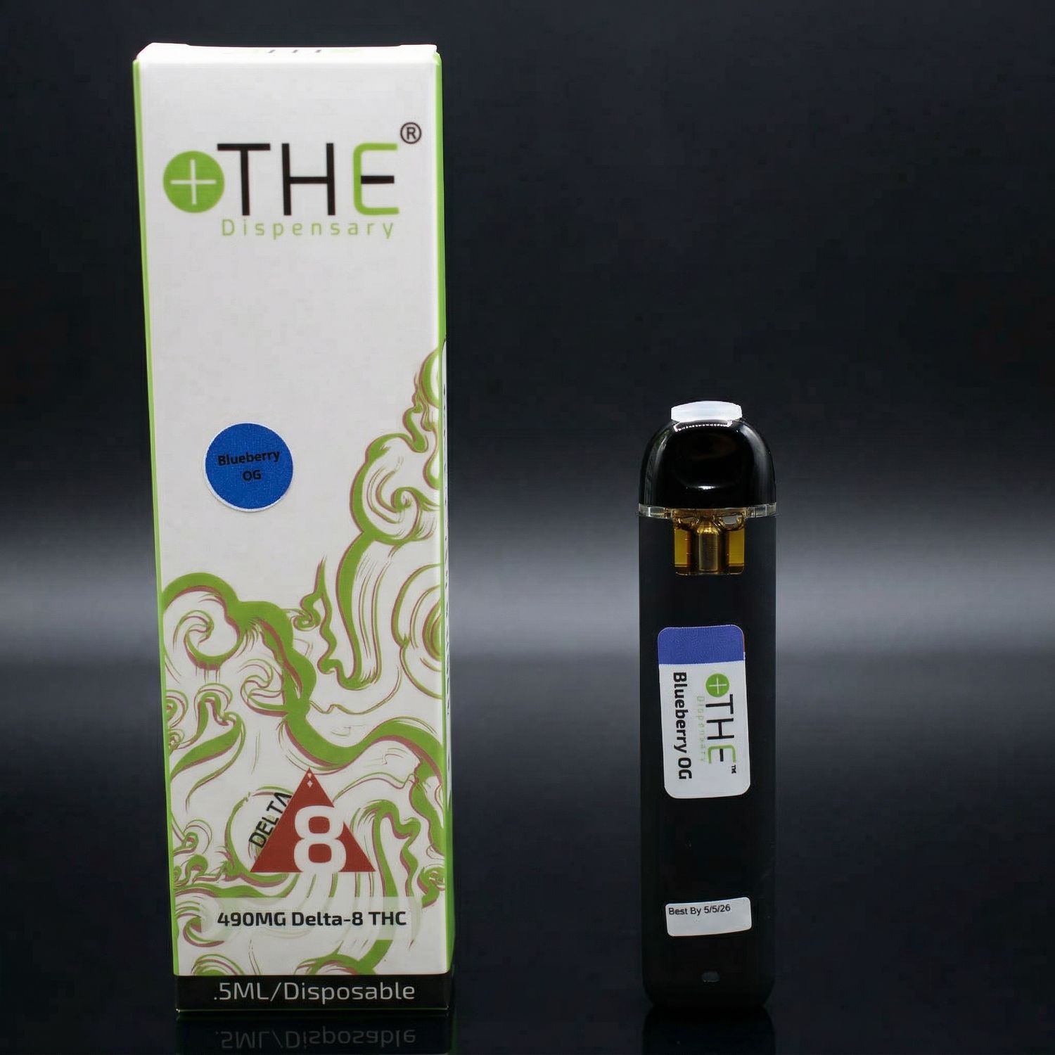 Delta 8 THC - Disposable - Blueberry OG .5g