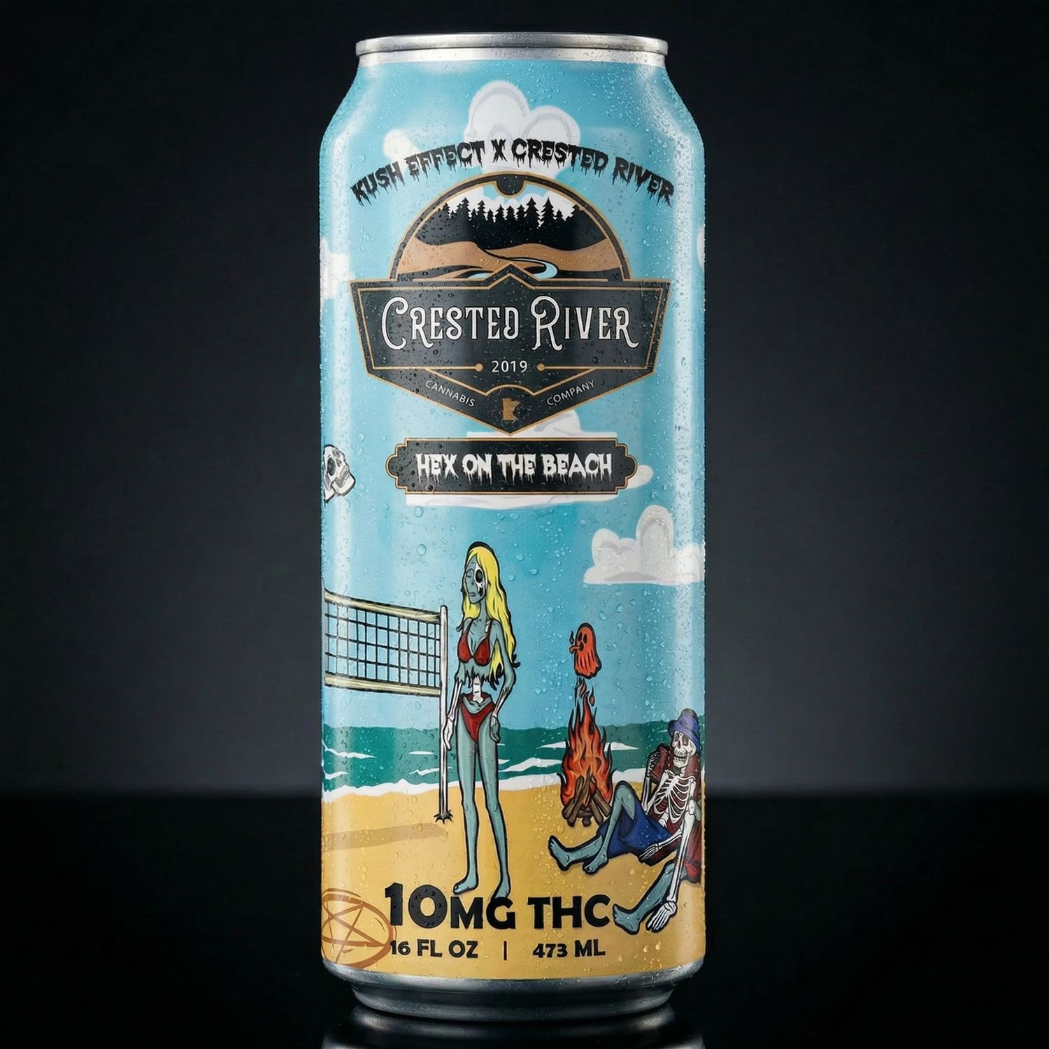 Delta 9 THC - Beverage - Crested River - Hex on the Beach 10mg