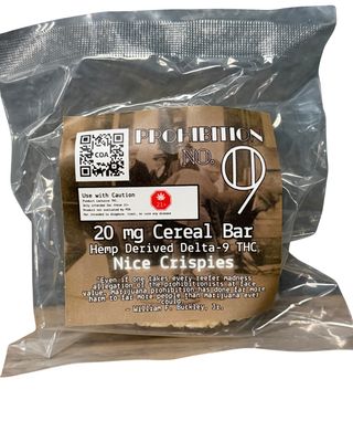 Delta 9 THC - Cereal Barz - Nice Crispies 20mg