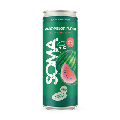 Delta 9 THC - Beverage - Soma - Watermelon 10mg
