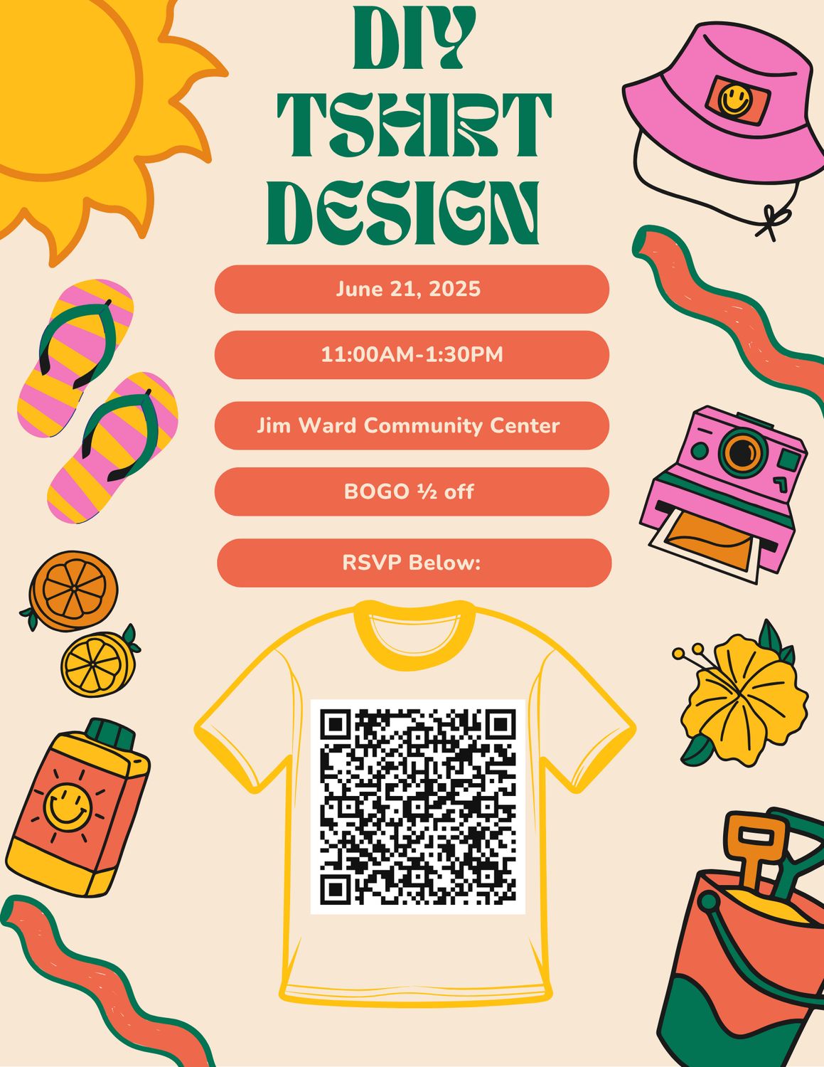 DIY T-Shirt Design Paint Social