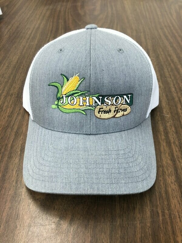 Heather Grey/White Large Logo