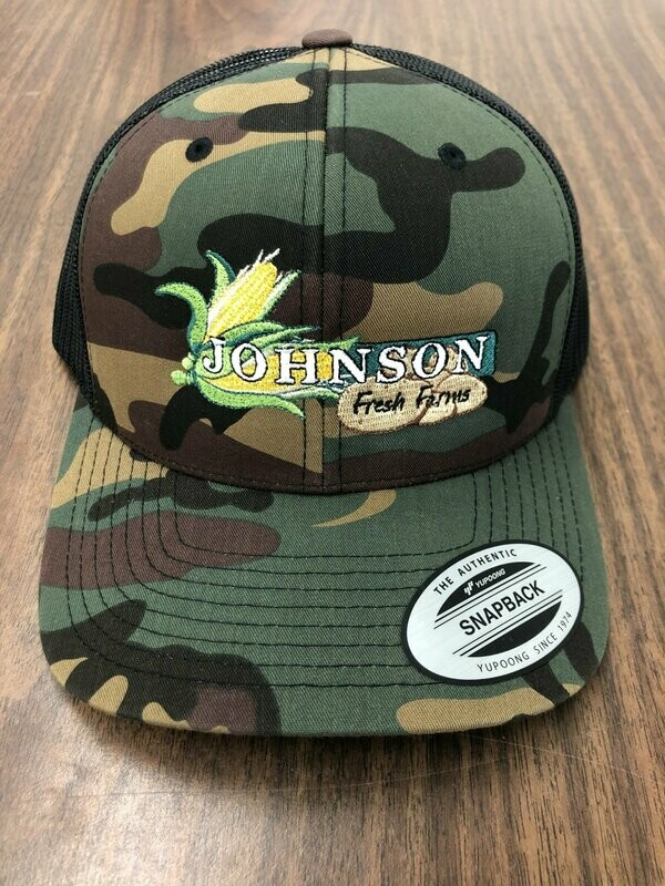 Green Camo/Black Large Logo