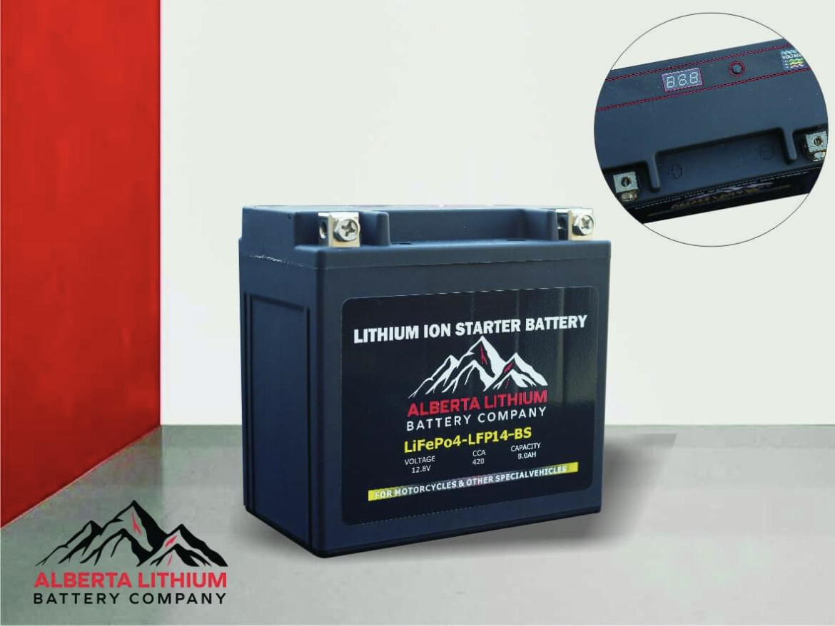 13.2V 8Ah 420CCA LiFePO4 Starter Battery