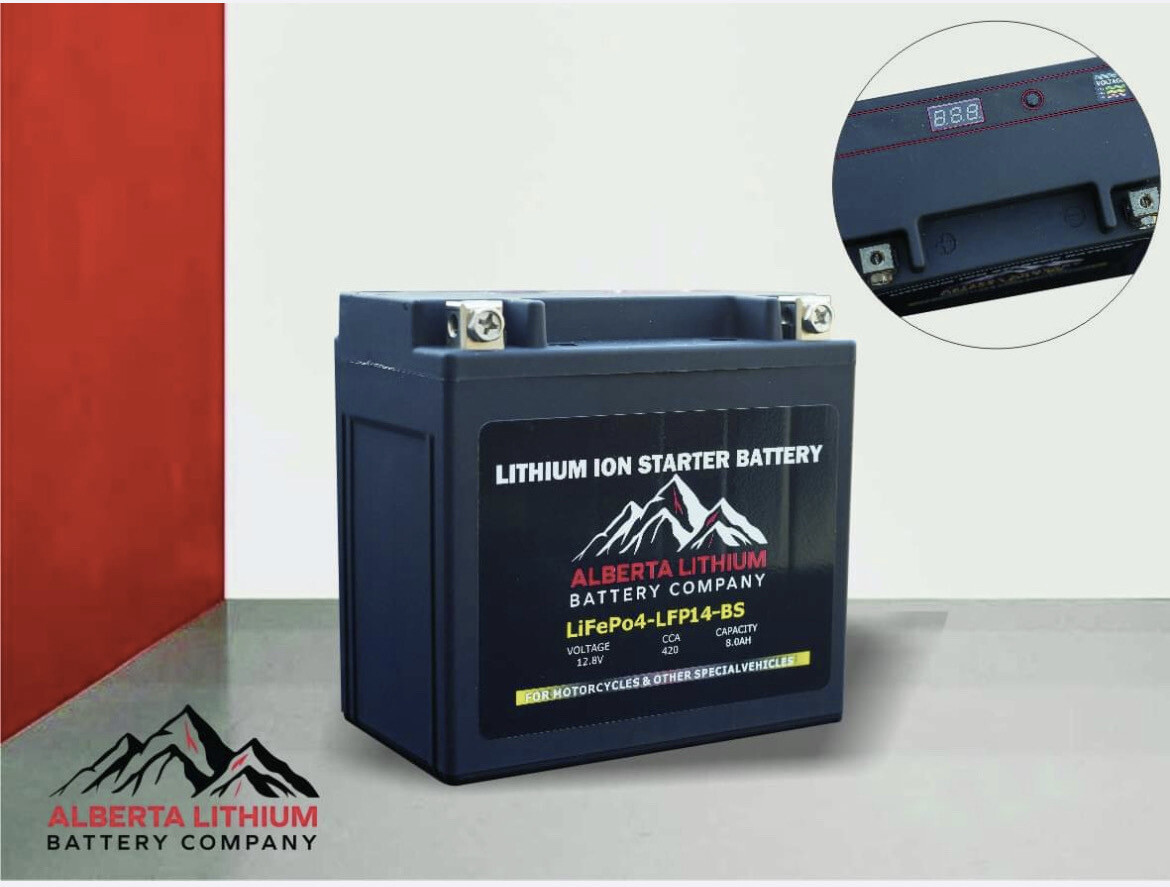 13.2V 4Ah 220CCA LiFePO4 Starter Battery