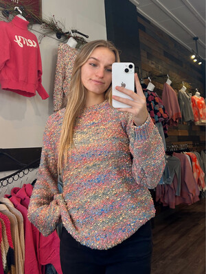 Rainbow Spreckle Sweater