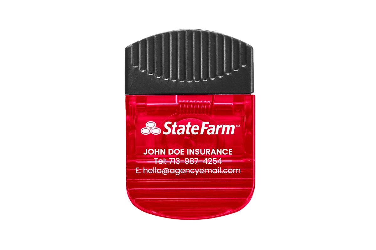 Wide Rectangle Clip - State Farm