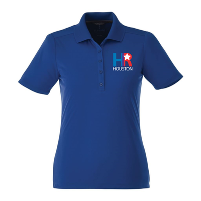 Women's DADE Short Sleeve Performance Polo-New Royal Heather