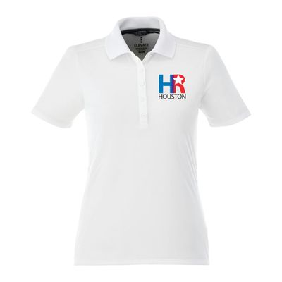 Women's DADE Short Sleeve Performance Polo-White