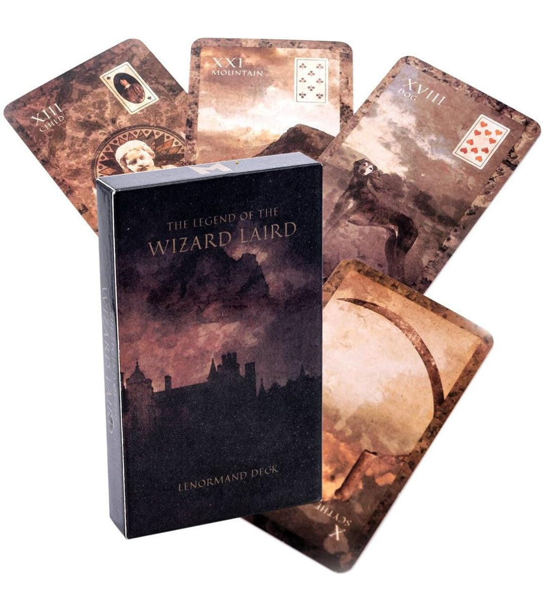 The Legend of The Wizard Laird Lenormand Cards