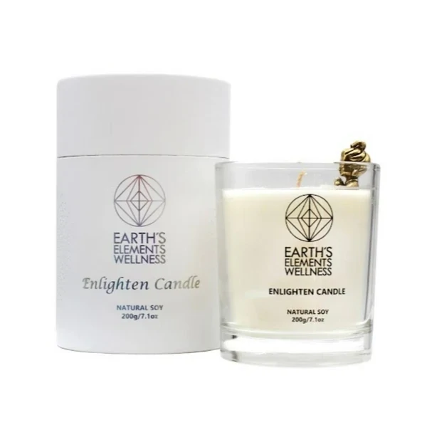 Enlighten Crystal Candle - Citrus Scent