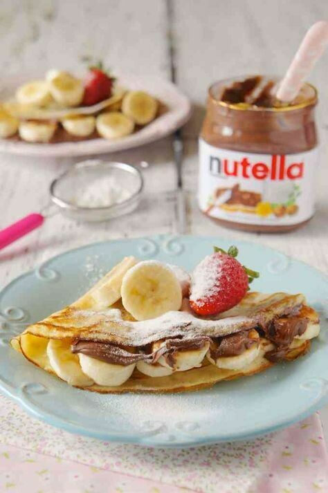 Nutella + 2 Frutas + Helado
