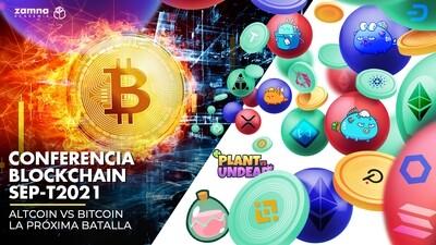 Conferencia BlockChain Septiembre - Altcoin vs Bitcoin