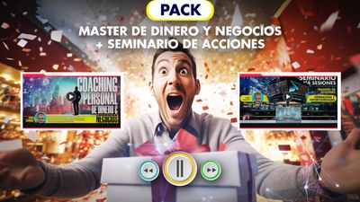 Pack especial: Accede al Seminario de Acciones + Clases de Master en dinero.