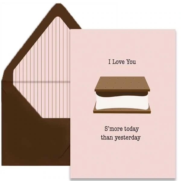 I Love You S&#39;more Greeting Card