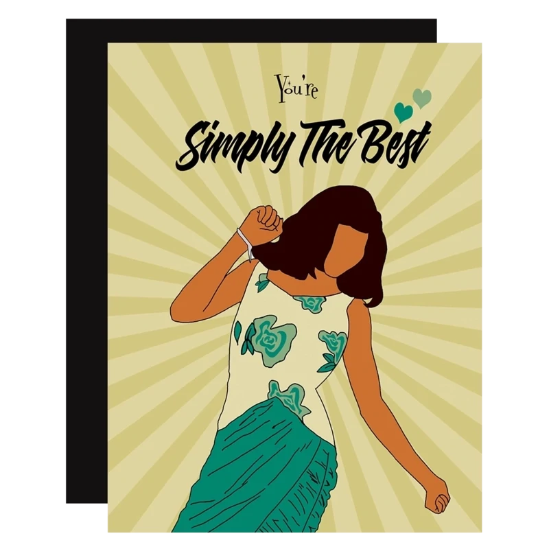 Tina Turner Simply the Best Greeting Card