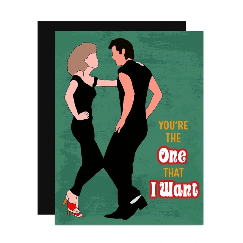 Grease You&#39;re the One That I Want Card