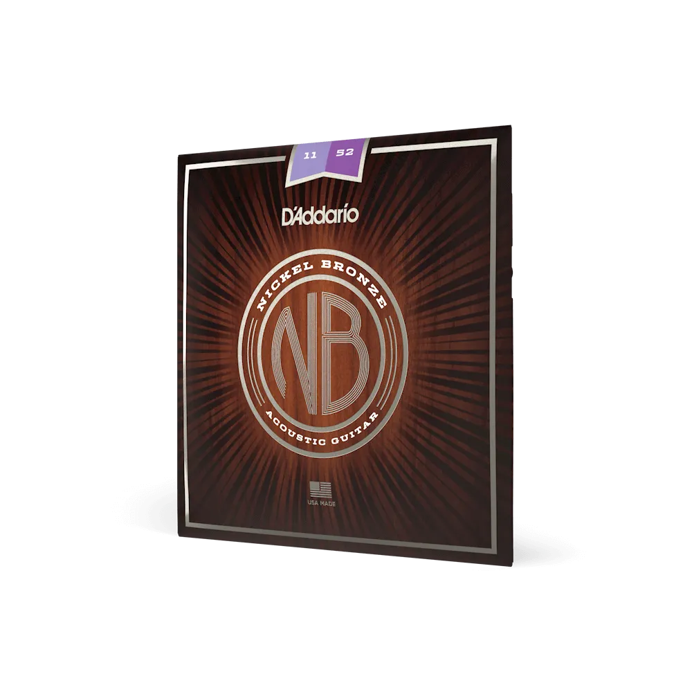 DA Nickel Bronze Custom Light Acoustic Strings 11-52 - NB1152