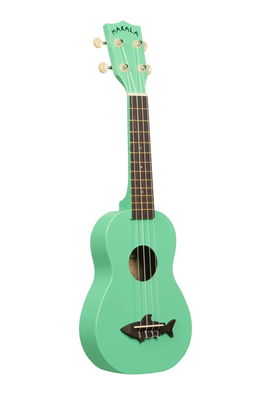 MAKALA Surf Green Soprano Shark Ukulele - MK-SS/GRN