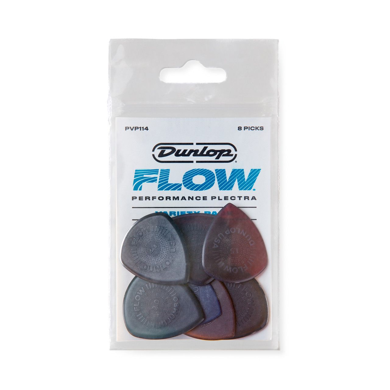 Dunlop PVP114 Pick Variety Pack - Flow 8/Pack