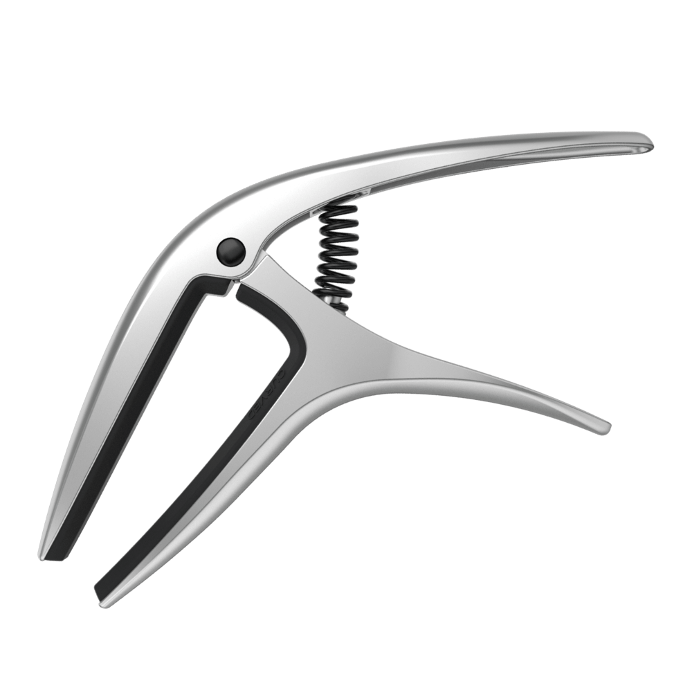 Axis Dual Radius Capo - Silver Satin P09601