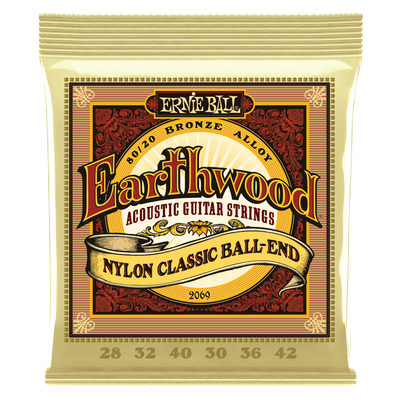 Ernie Ball 2069 Earthwood Nylon Classical ball-end