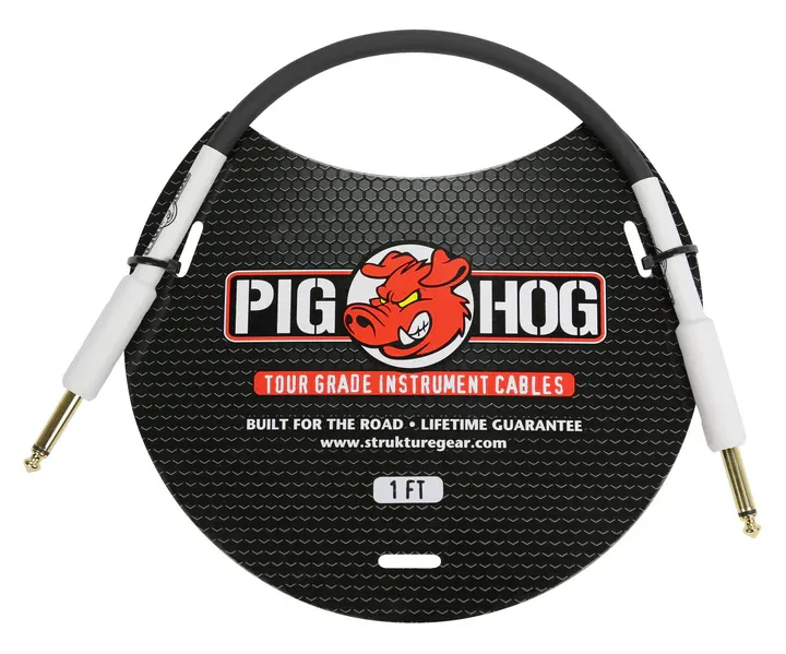 Pig Hog 1ft - 8mm Instrument Cable - PH1