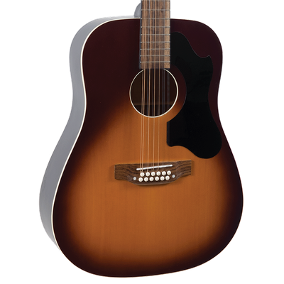 Recording King Series 9 12-string Guitar Solid Top Tobacco Sunburst - RDS-9-12-TS