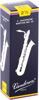 Vandoren Baritone Saxophone Reeds 2.5 box of 5 - SR2425