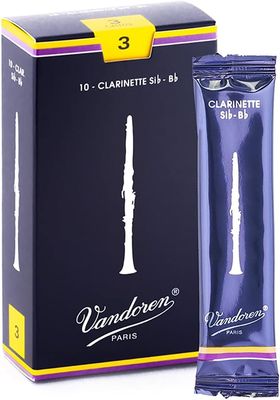 Vandoren Bb Clarinet Reeds 3 box of 10 - CR103