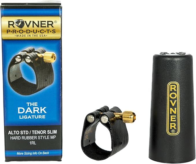 Rovner Dark Alto Sax Ligature/Cap - 1RL