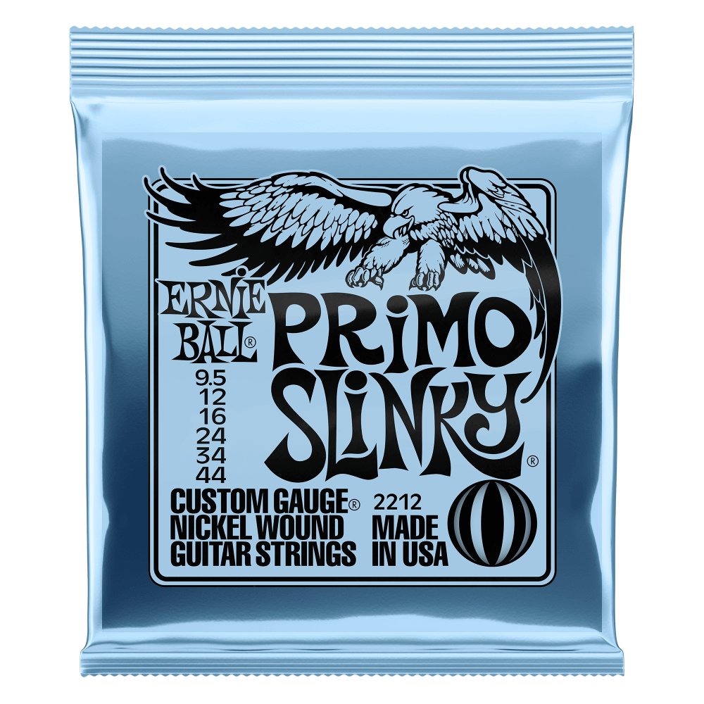 Ernie Ball 2212 Primo Slinky Electric Guitar Strings - 9.5-44