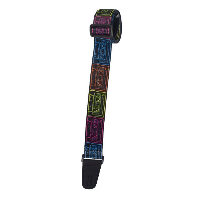 OMG 2&quot; guitar strap Cassettes - HSUB2-61