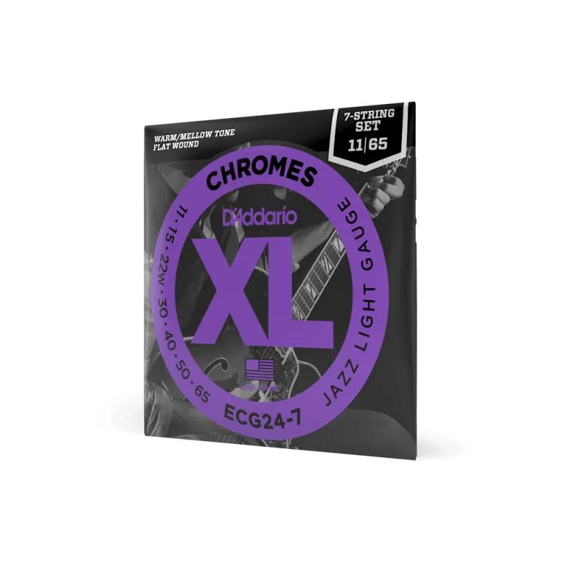 DA XL Chromes Jazz Light 7-string - ECG24-7