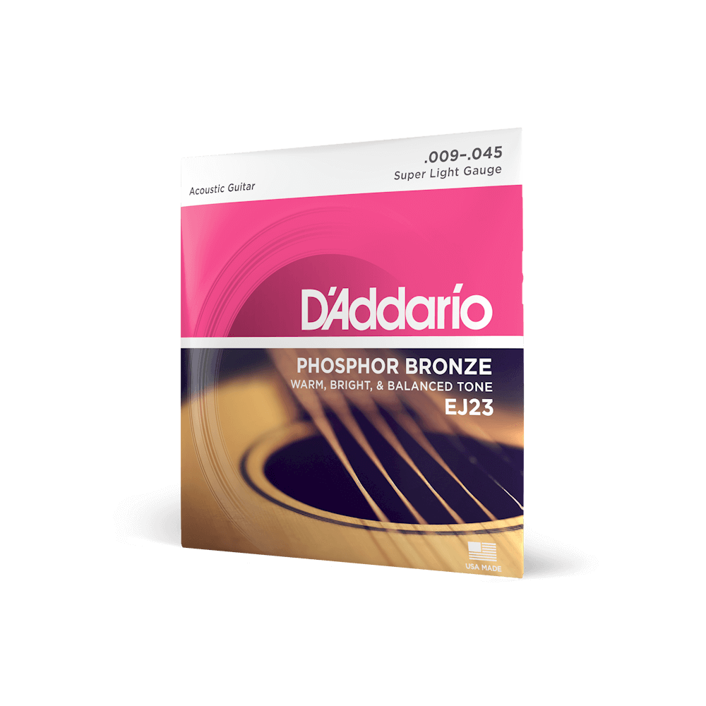DA Phosphor Bronze Round Wound Super Light 9-45 - EJ23