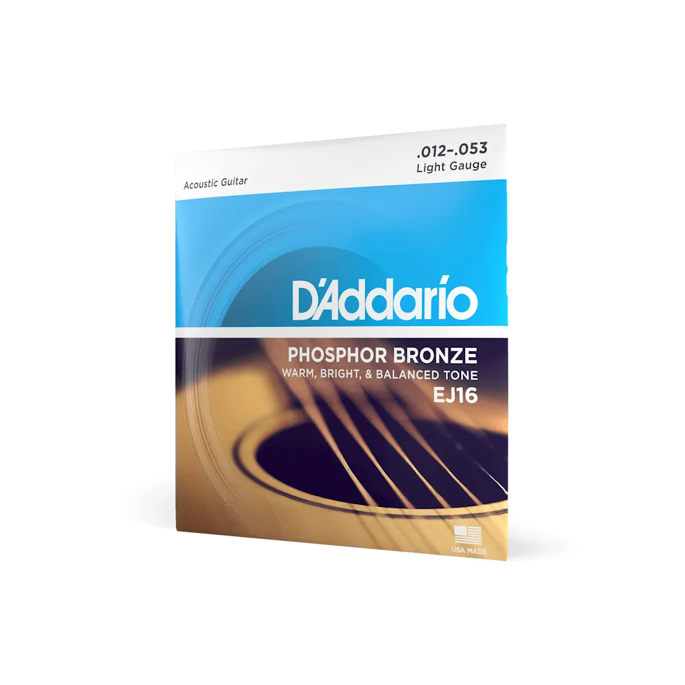 DA Phosphor Bronze Round Wound Light 12-53 - EJ16