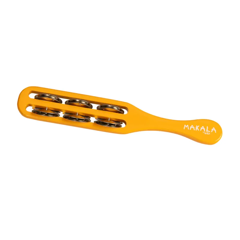 Makala Handheld Tambourine Yellow - MP-TAMBO-YL