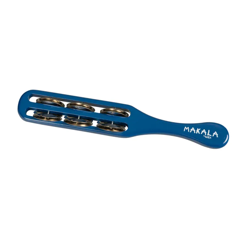 Makala Handheld Tambourine Blue - MP-TAMBO-BL