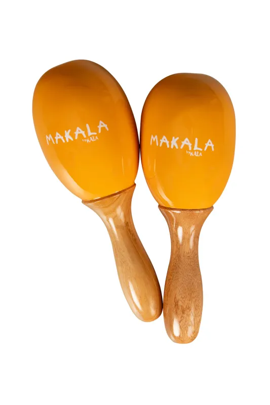 Makala Medium Yellow Maracas - MP-MARACA-MD-YL