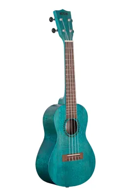 Kala Blue Stained Meranti Concert Ukulele - KA-MRT-BLU-C