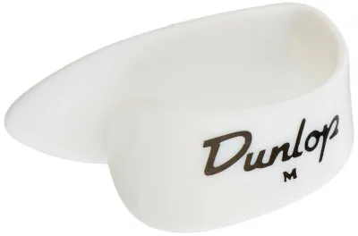 Dunlop White Plastic Medium Thumb Picks 4/Pk - 9002P