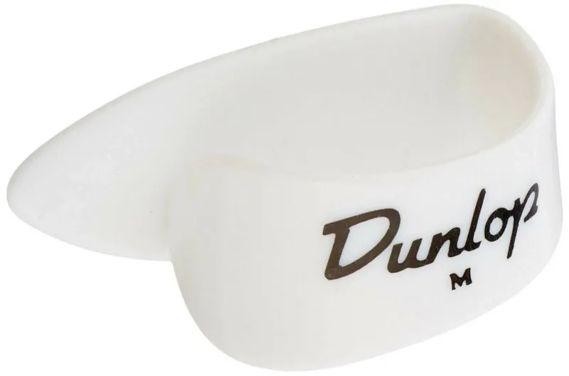 Dunlop White Plastic Medium Thumb Picks 4/Pk - 9002P