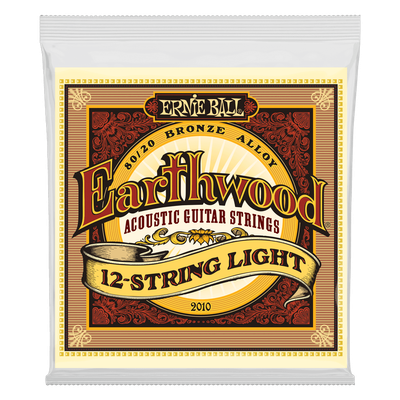 Ernie Ball 2010 Earthwood 12-String 80/20 Light 9-46 Acoustic Guitar Strings