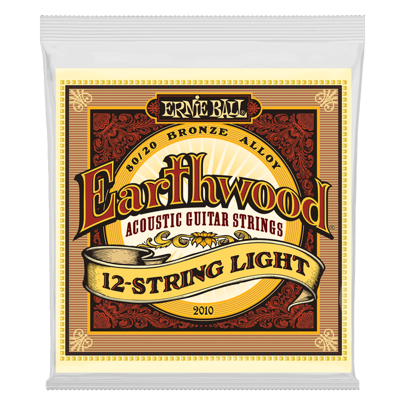 Ernie Ball 2010 Earthwood 12-String 80/20 Light 9-46 Acoustic Guitar Strings