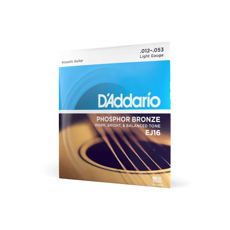 DA Phosphor Bronze Round Wound Light 12-53 - EJ16