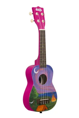 Ukadelic Happy Camper Soprano Ukes Ukulele